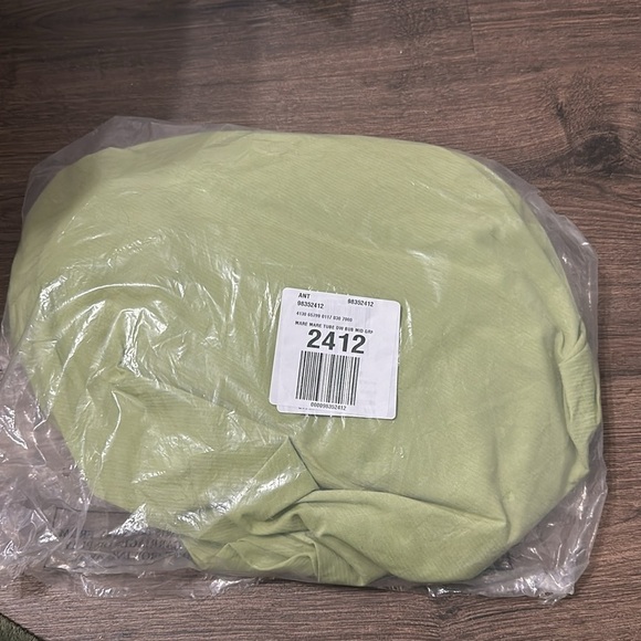 NWT! Anthro Sage Green Mare Mare Strapless Drop-Waist Bubble Midi Dress 🔴🐚🖼️ - Picture 7 of 11